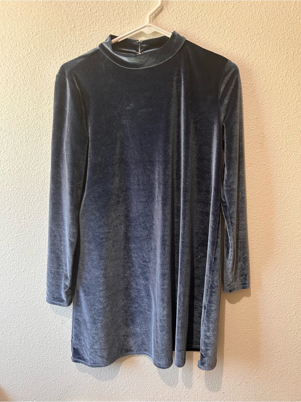 Y2K Velvet Long Sleeve Mini Dress